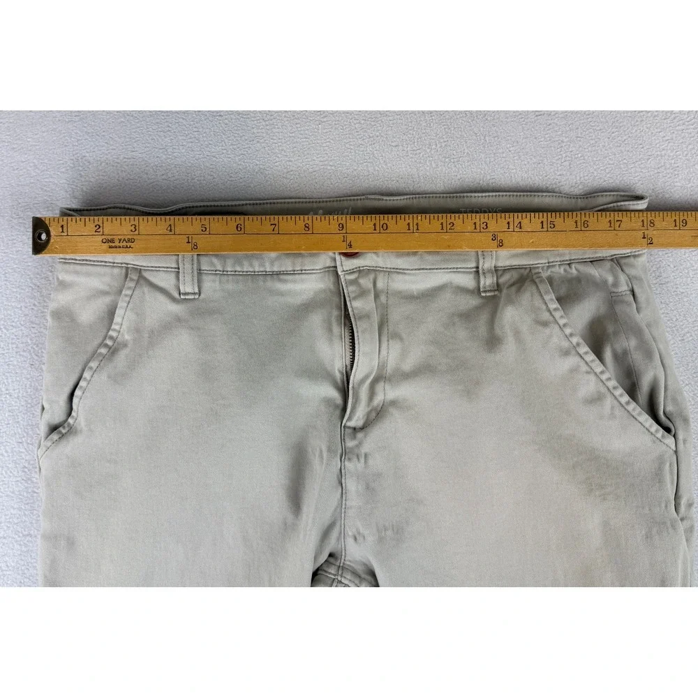 Mugsy Jeans Teddys Chino Pants Mens 36x32 Khaki Tan Stretch Casual K3PNLK